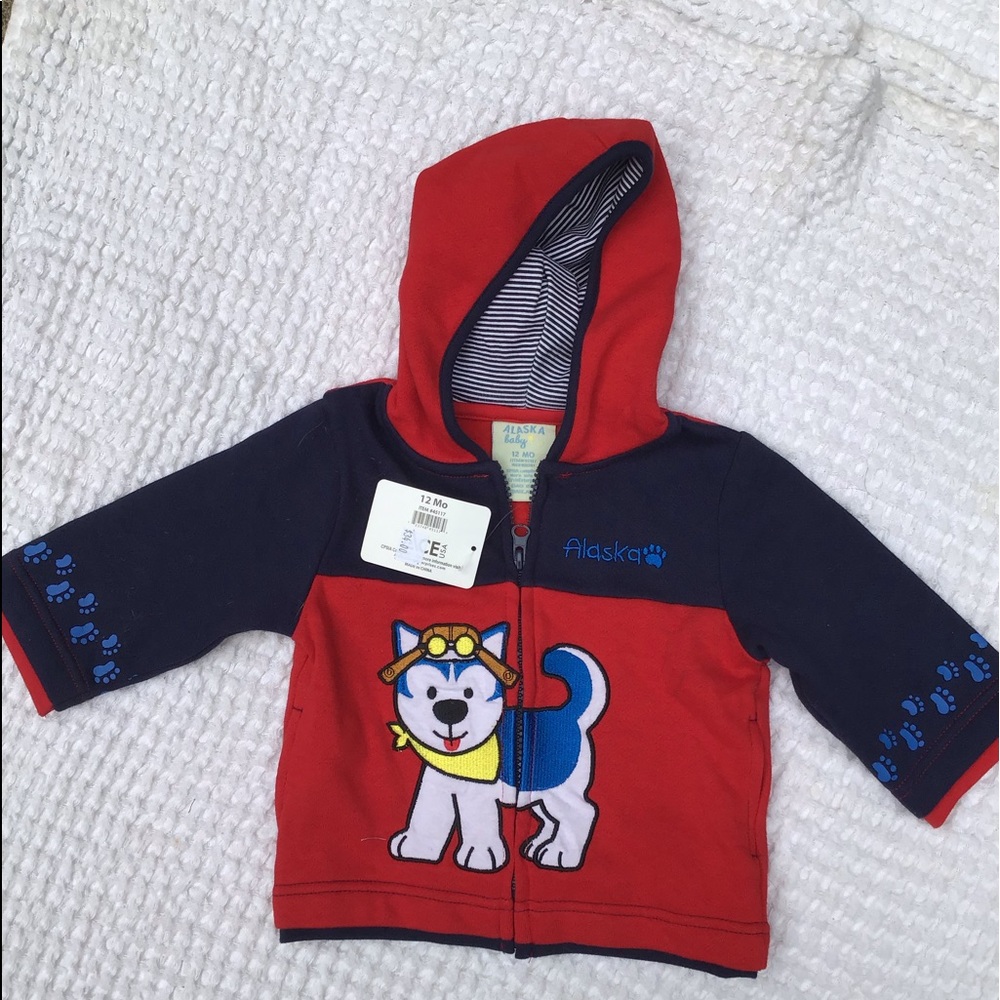 NWT Alaska fall jacket with zippered closure